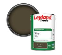 Leyland Trade Vinyl Silk Walls & Ceilings Emulsion Paint Friar's Brown (Ppg1024-7) - 5L