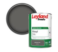 Leyland Trade Vinyl Silk Walls & Ceilings Emulsion Paint Gibraltar Gray (Ppg1002-6) - 5L
