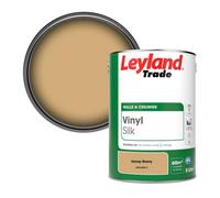 Leyland Trade Vinyl Silk Walls & Ceilings Emulsion Paint Honey Bunny (Ppg1090-3) - 5L