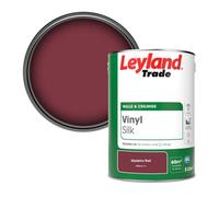 Leyland Trade Vinyl Silk Walls & Ceilings Emulsion Paint Madeira Red (Ppg13-11) - 5L