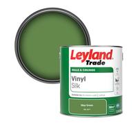 Leyland Trade Vinyl Silk Walls & Ceilings Emulsion Paint May Green (Ral 6017) - 2.5L