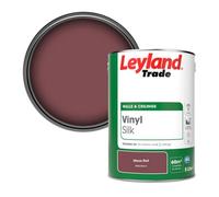 Leyland Trade Vinyl Silk Walls & Ceilings Emulsion Paint Mesa Red (Ppg1052-6) - 5L