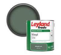 Leyland Trade Vinyl Silk Walls & Ceilings Emulsion Paint Midnight Leaf (Ppg1134-6) - 2.5L