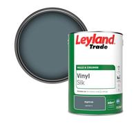 Leyland Trade Vinyl Silk Walls & Ceilings Emulsion Paint Nightcap (Ppg1037-5) - 5L