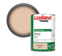 Leyland Trade Vinyl Silk Walls & Ceilings Emulsion Paint Peach Darling (Ppg1201-3) - 5L