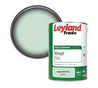 Leyland Trade Vinyl Silk Walls & Ceilings Emulsion Paint Peppermint Patty (Ppg1226-2) - 5L
