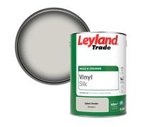 Leyland Trade Vinyl Silk Walls & Ceilings Emulsion Paint Silent Smoke (Ppg1025-2) - 5L
