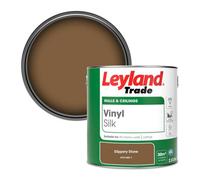 Leyland Trade Vinyl Silk Walls & Ceilings Emulsion Paint Slippery Stone (Ppg1080-7) - 2.5L