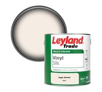 Leyland Trade Vinyl Silk Walls & Ceilings Emulsion Paint Sugar Almond (04B15) - 2.5L