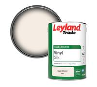 Leyland Trade Vinyl Silk Walls & Ceilings Emulsion Paint Sugar Almond (04B15) - 5L