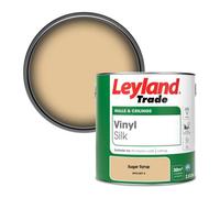 Leyland Trade Vinyl Silk Walls & Ceilings Emulsion Paint Sugar Syrup (Ppg1207-4) - 2.5L