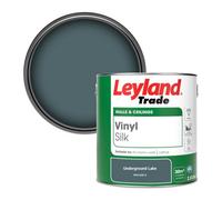 Leyland Trade Vinyl Silk Walls & Ceilings Emulsion Paint Underground Lake (Ppg1035-6) - 2.5L