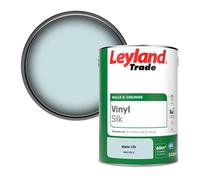 Leyland Trade Vinyl Silk Walls & Ceilings Emulsion Paint Water Lily (Ppg1150-2) - 5L