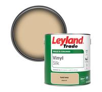 Leyland Trade Vinyl Silk Walls & Ceilings Emulsion Paint York Ivory (Ppg15-07) - 2.5L