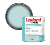 Leyland Trade Vinyl Soft Sheen Walls & Ceilings Emulsion Paint Aqua Whisper (Ppg1234-3) - 2.5L
