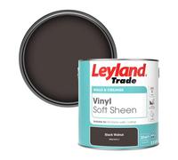 Leyland Trade Vinyl Soft Sheen Walls & Ceilings Emulsion Paint Black Walnut (Ppg1014-7) - 2.5L