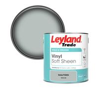 Leyland Trade Vinyl Soft Sheen Walls & Ceilings Emulsion Paint Damp Pebble (Ppg10-08) - 2.5L