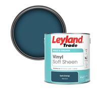 Leyland Trade Vinyl Soft Sheen Walls & Ceilings Emulsion Paint Dark Energy (Ppg1152-6) - 2.5L