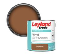 Leyland Trade Vinyl Soft Sheen Walls & Ceilings Emulsion Paint Foxfire Brown (Ppg1069-6) - 2.5L