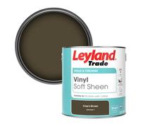Leyland Trade Vinyl Soft Sheen Walls & Ceilings Emulsion Paint Friar's Brown (Ppg1024-7) - 2.5L