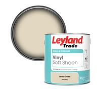 Leyland Trade Vinyl Soft Sheen Walls & Ceilings Emulsion Paint Heavy Cream (Ppg1098-2) - 2.5L