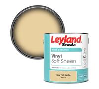 Leyland Trade Vinyl Soft Sheen Walls & Ceilings Emulsion Paint New York Vanilla (Ppg12-17) - 2.5L