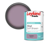 Leyland Trade Vinyl Soft Sheen Walls & Ceilings Emulsion Paint Pastel Plum (Ppg1179-5) - 5L