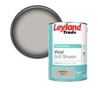 Leyland Trade Vinyl Soft Sheen Walls & Ceilings Emulsion Paint Rabbit's Ear (Ppg0999-2) - 5L