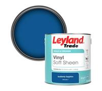 Leyland Trade Vinyl Soft Sheen Walls & Ceilings Emulsion Paint Suddenly Sapphire (Ppg1242-7) - 2.5L
