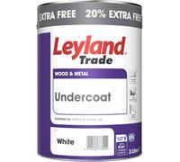Leyland Trade - White - Gloss - Wood & Metal Undercoat - 20% Extra Free - 3L