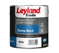 Leyland Trade White Interior Damp Block Paint, 2.5L