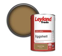 Leyland Trade Wood & Metal Eggshell Paint Caramel Fudge (Ppg1095-6) 5L