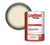 Leyland Trade Wood & Metal Eggshell Paint Crisp Candlelight (Ppg1210-1) 5L