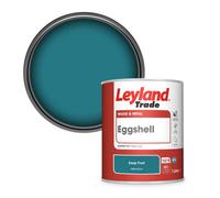 Leyland Trade Wood & Metal Eggshell Paint Deep Pool (Ppg1150-6) 1L