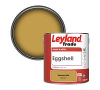 Leyland Trade Wood & Metal Eggshell Paint Glorious Gold (Ppg1107-6) 2.5L