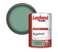 Leyland Trade Wood & Metal Eggshell Paint Mermaid Lagoon (Ppg1139-4) 5L