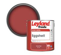 Leyland Trade Wood & Metal Eggshell Paint Orient Red (Ral 3031) 2.5L