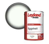 Leyland Trade Wood & Metal Eggshell Paint Pure White (Ral 9010) 5L
