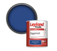 Leyland Trade Wood & Metal Eggshell Paint Ultramarine Blue (Ral 5002) 1L