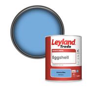 Leyland Trade Wood & Metal Eggshell Paint Victoria Blue (Ppg1243-4) 1L