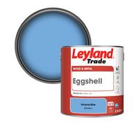 Leyland Trade Wood & Metal Eggshell Paint Victoria Blue (Ppg1243-4) 2.5L