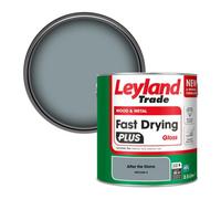 Leyland Trade Wood & Metal Fast Drying Plus Gloss Paint After The Storm (Ppg1036-4) 2.5L