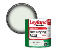 Leyland Trade Wood & Metal Fast Drying Plus Gloss Paint Aloe Essence (Ppg1221-1) 2.5L
