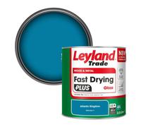 Leyland Trade Wood & Metal Fast Drying Plus Gloss Paint Atlantic Kingdom (Ppg1237-7) 2.5L