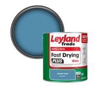 Leyland Trade Wood & Metal Fast Drying Plus Gloss Paint Atlantic Swell (Ppg1157-5) 2.5L