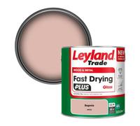 Leyland Trade Wood & Metal Fast Drying Plus Gloss Paint Begonia (04C33) 2.5L