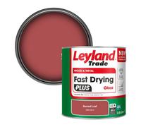 Leyland Trade Wood & Metal Fast Drying Plus Gloss Paint Burned Leaf (Ppg1187-6) 2.5L