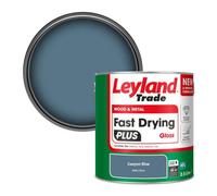 Leyland Trade Wood & Metal Fast Drying Plus Gloss Paint Canyon Blue (Ppg1155-6) 2.5L