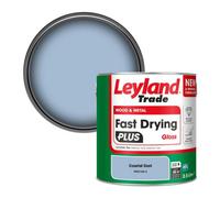 Leyland Trade Wood & Metal Fast Drying Plus Gloss Paint Coastal Gust (Ppg1162-3) 2.5L