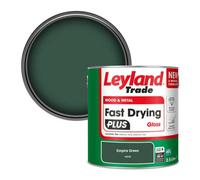 Leyland Trade Wood & Metal Fast Drying Plus Gloss Paint Empire Green (14C39) 2.5L